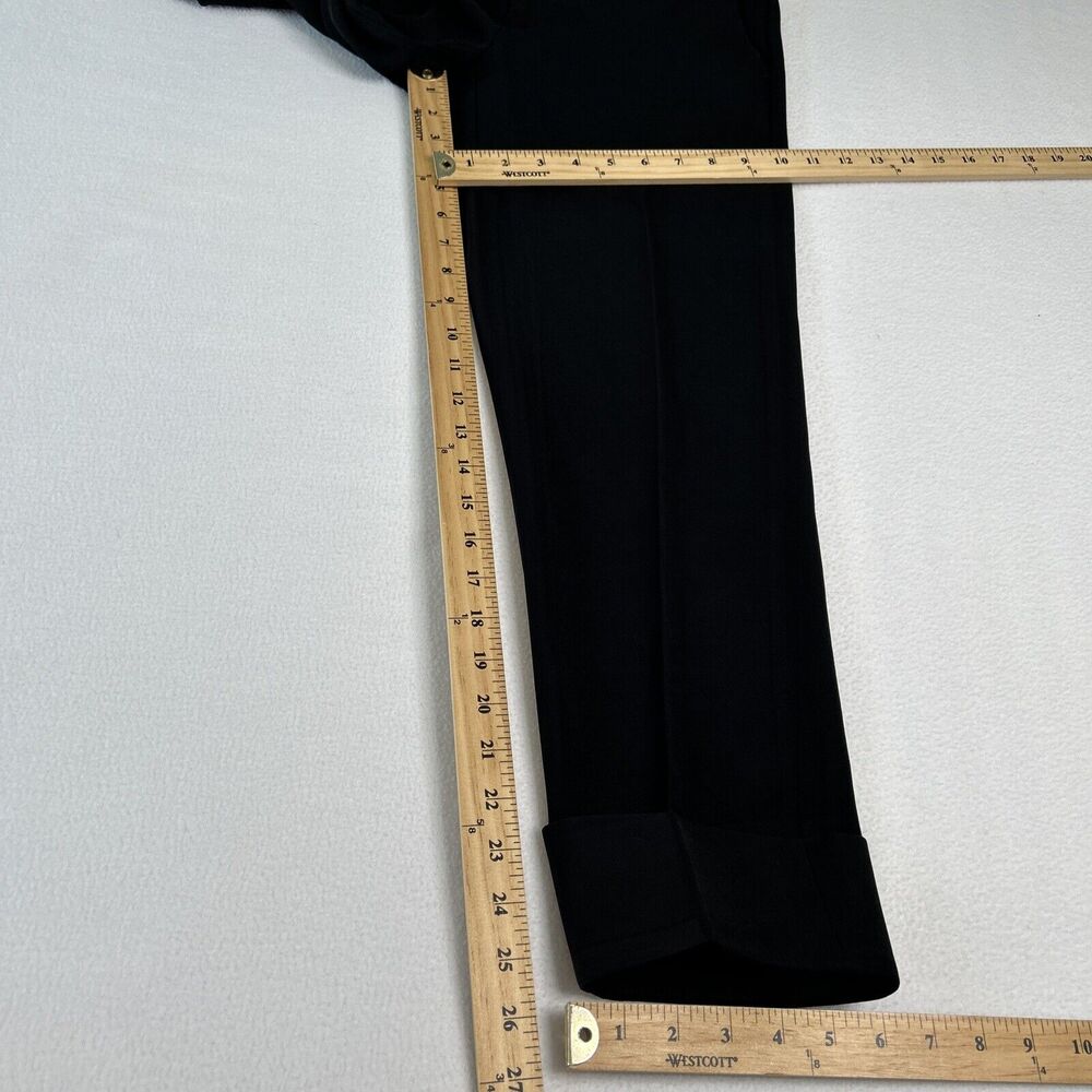 Vince Women's Size 2 Cuffed Crepe Suiting Trouser Black V547821483 - Picture 7 of 7